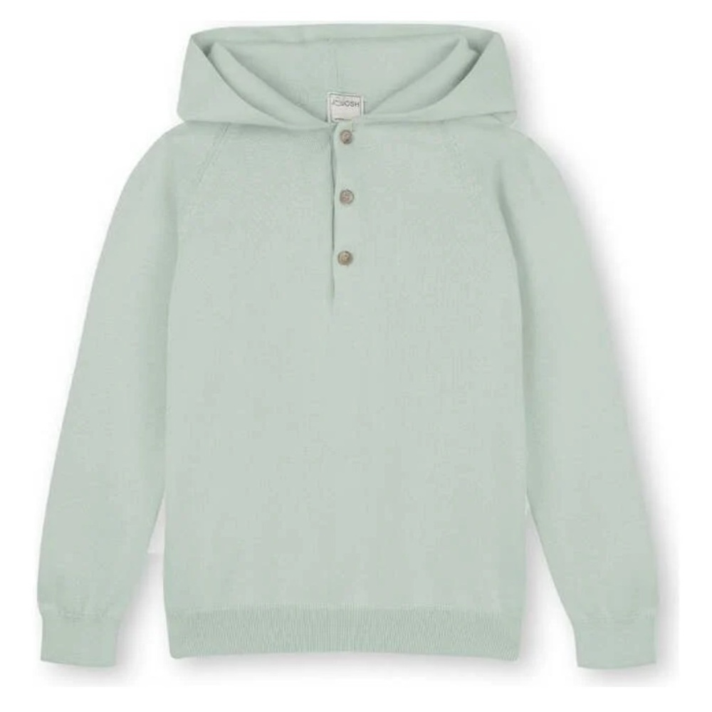 Josh Mint Green Hooded Sweater